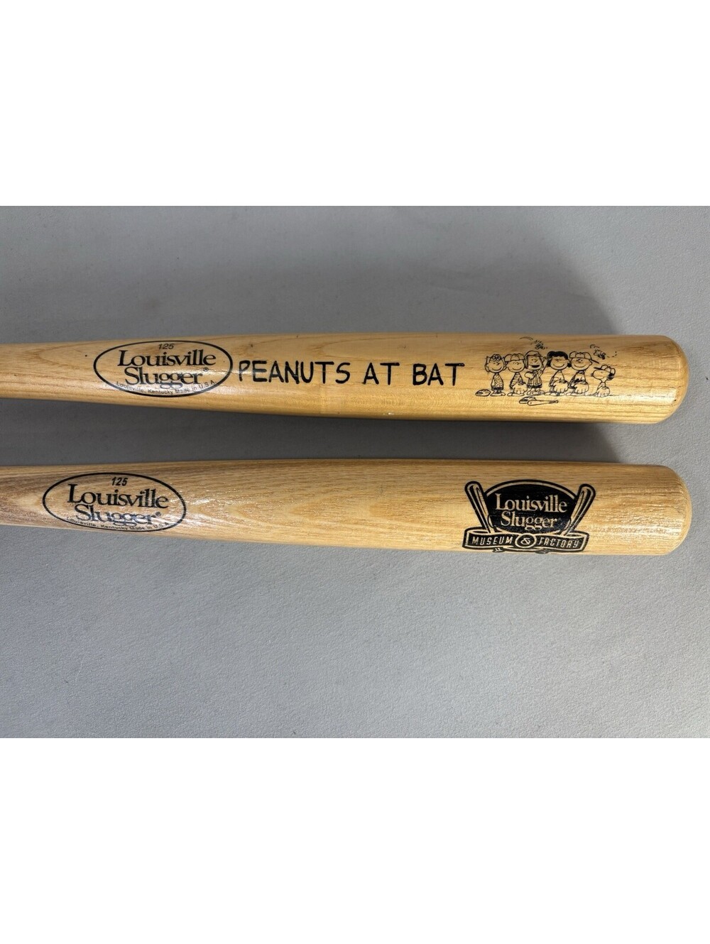 Louisville Slugger Peanuts At Bat Snoopy Charlie Brown Mini Bats 125 USA Lot 2